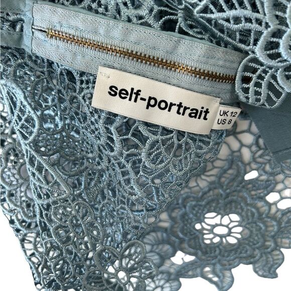 Self Portrait Lace Open Back Top - Picture 6 of 7